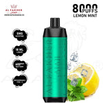 Load image into Gallery viewer, AL FAKHER CROWN BAR 8000 PUFFS 5MG - LEMON MINT 
