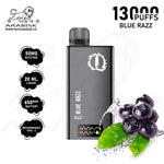 Load image into Gallery viewer, ARABISK Q 13000 PUFFS 50MG RECHARGEABLE - BLUE RAZZ 
