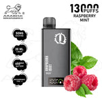 Load image into Gallery viewer, ARABISK Q 13000 PUFFS 50MG  RECHARGEABLE - RASPBERRY MINT 
