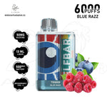 Load image into Gallery viewer, ELFBAR TE6000 PUFFS 50MG - BLUE RAZZ 

