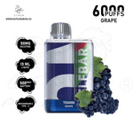 Load image into Gallery viewer, ELFBAR TE6000 PUFFS 50MG - GRAPE 
