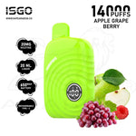 Load image into Gallery viewer, ISGO PARIS 14000 PUFFS 20MG - APPLE GRAPE BERRY 
