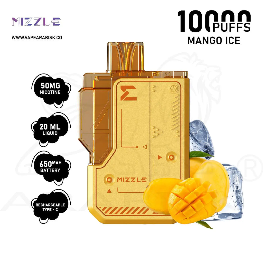 MIZZLE GUIDO 10000 PUFFS 50MG - MANGO ICE 