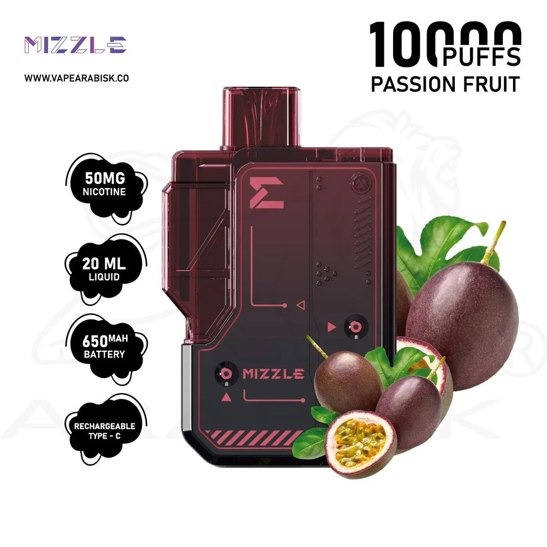 MIZZLE GUIDO 10000 PUFFS 50MG - PASSION FRUIT 