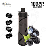 Load image into Gallery viewer, MY SHISHA CLASSIC 10000 MTL PUFFS 3MG - BLACK ICE 
