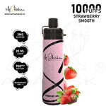 Load image into Gallery viewer, MY SHISHA CLASSIC 10000 MTL PUFFS 3MG - STRAWBERRY SMOOTH 
