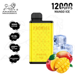 Load image into Gallery viewer, ARABISK PROMISE 12000 PUFFS 50MG RECHARGEABLE - MANGO ICE
