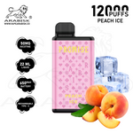 Load image into Gallery viewer, ARABISK PROMISE 12000 PUFFS 50MG  RECHARGEABLE - PEACH ICE
