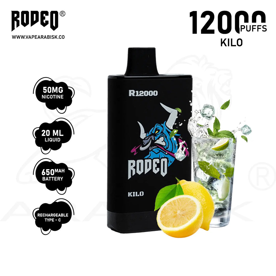 RODEO R 12000 PUFFS 50MG - KILO 