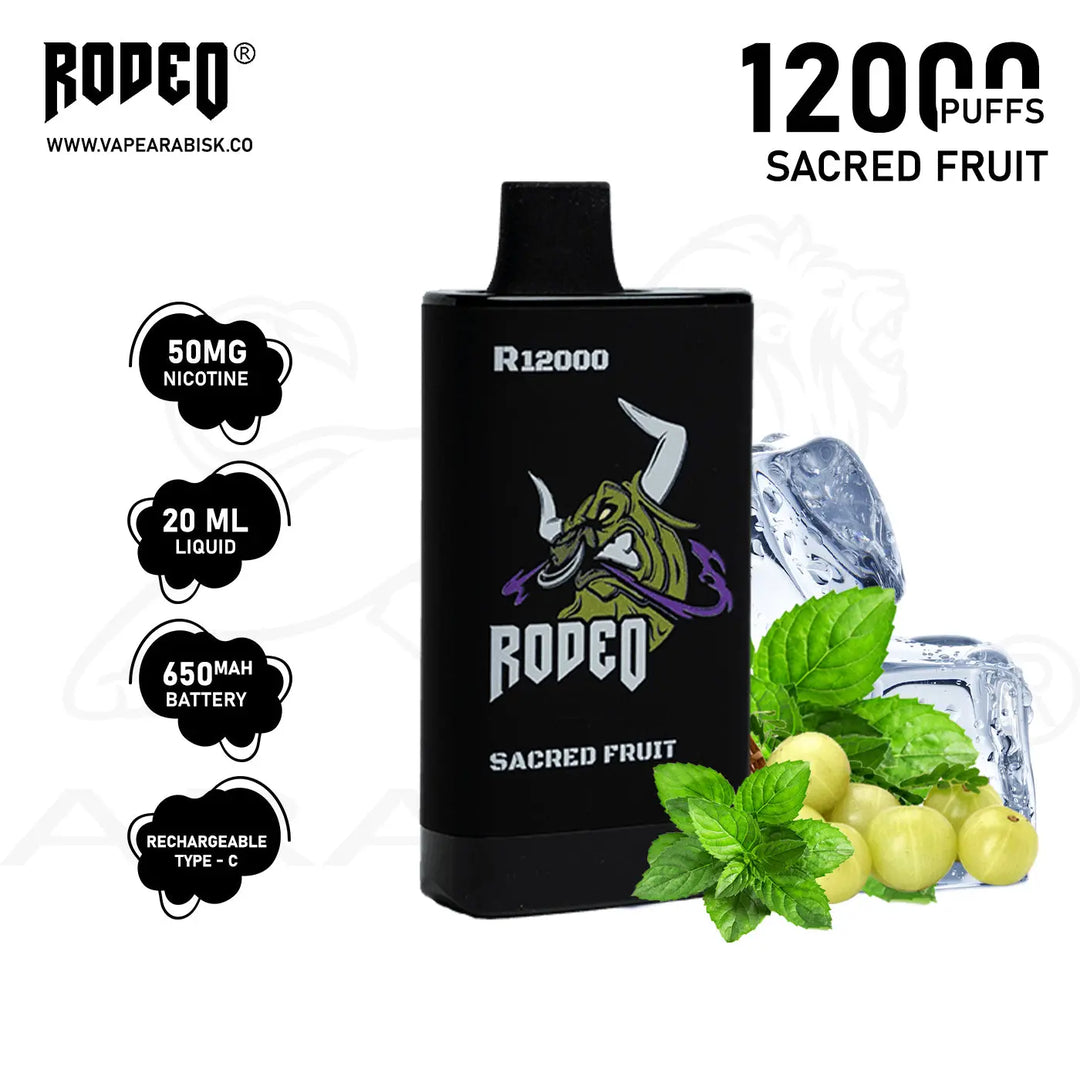 RODEO R 12000 PUFFS 50MG - SACRED FRUIT 