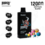 Load image into Gallery viewer, RODEO R 12000 PUFFS 50MG - SKITTLES BLEND 
