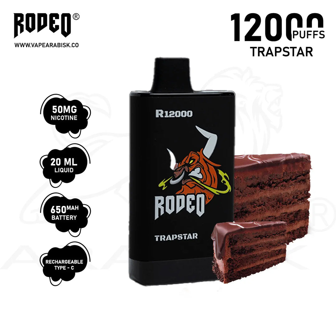 RODEO R 12000 PUFFS 50MG - TRAPSTAR 
