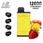 Load image into Gallery viewer, ARABISK PROMISE 12000 PUFFS 50MG  RECHARGEABLE - STRAWBERRY MANGO
