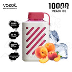 Load image into Gallery viewer, VOZOL GEAR 10000 PUFFS 50MG - PEACH ICE 
