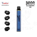 Load image into Gallery viewer, YUOTO LUSCIOUS 3000 PUFFS 50MG - BLUEBERRY ICE 
