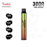 Load image into Gallery viewer, YUOTO LUSCIOUS 3000 PUFFS 50MG - TWO APPLE 
